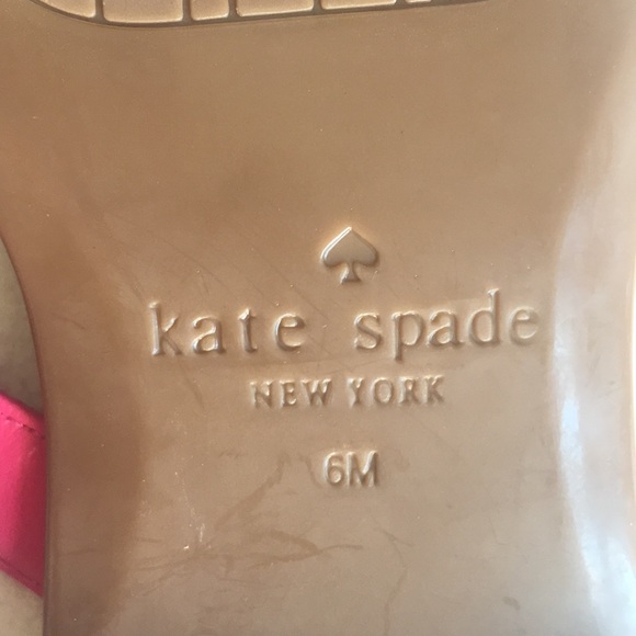 NWT Kate Spade hot pink thong sandals sz 6 - Picture 4 of 5